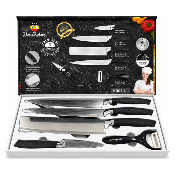 Set kuhinjskih noževa HausRoland HR011-1 – 6 delova