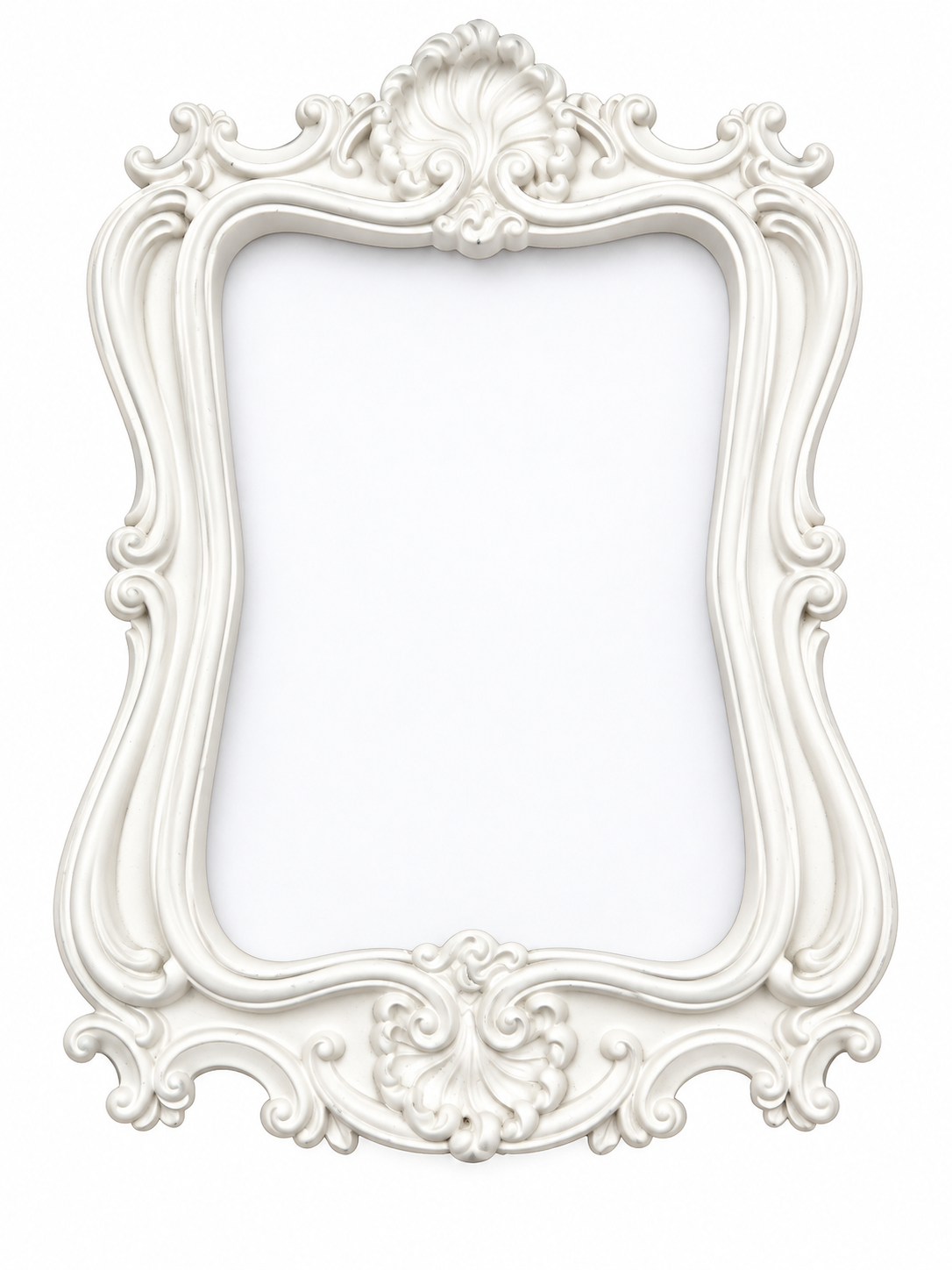 img_6accb9bf8325d4.83758040.png Dekorativni ram za slike D15175-57 – beli barokni stil, 13 × 18 cm