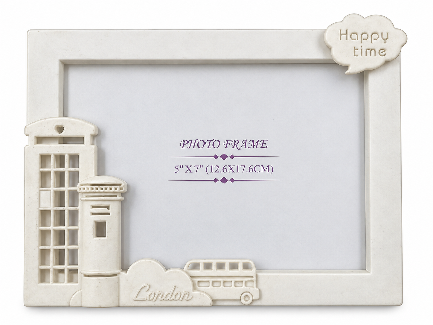 img_6accc99d71cc97.88807372.png Dekorativni ram za slike HL739H – krem beli sa motivima Londona, 13 × 18 cm