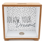 Dekorativna kasa za novac Follow Your Dreams