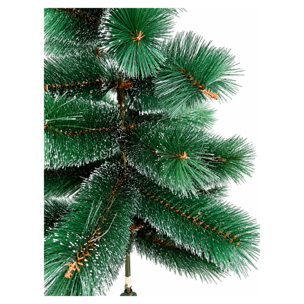Novogodišnja jelka 90 cm J1 – zeleno-bela, 45 grana