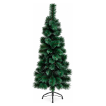 Novogodišnja jelka 120 cm J2 Borić – zeleno-bela, 100 grana