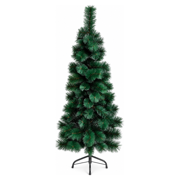 Novogodišnja jelka 120 cm J2 Borić – zeleno-bela, 100 grana