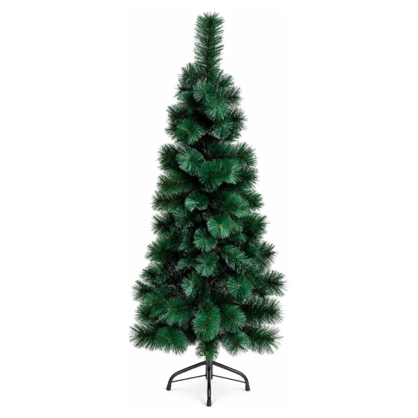 Novogodišnja jelka 120 cm J2 Borić – zeleno-bela, 100 grana