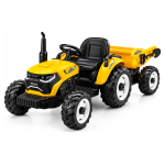 Dečiji traktor sa prikolicom  – žuti