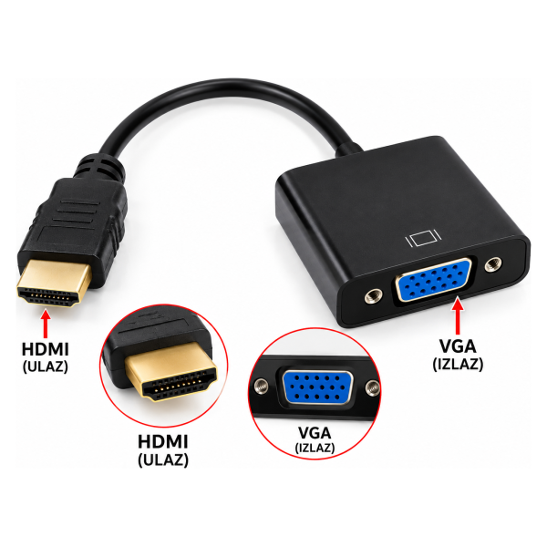 HDMI na VGA adapter
