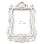 Dekorativni ram za slike D15175-57 – beli barokni stil, 13 × 18 cm