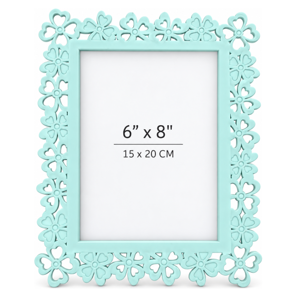 Dekorativni ram za slike  – mint zeleni 15x20cm
