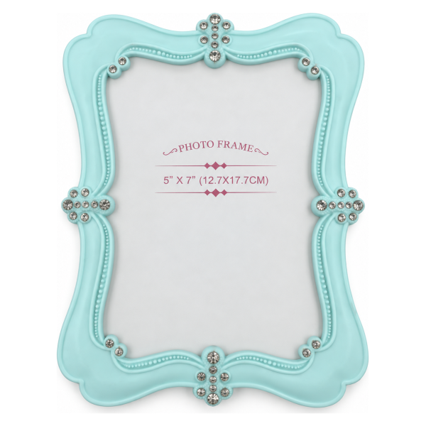 Dekorativni ram za slike  – mint zeleni 12.7×17.7 cm