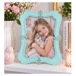 Dekorativni ram za slike  – mint zeleni 12.7×17.7 cm